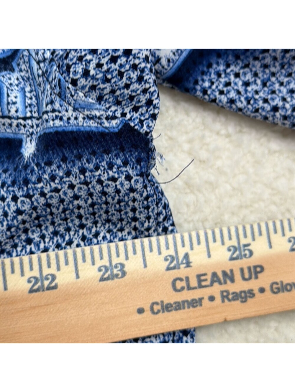 Vintage South Pole Shirt Mens L Blue Y2K Baggy Embroidered Button Up Streetwear - Picture 6 of 9